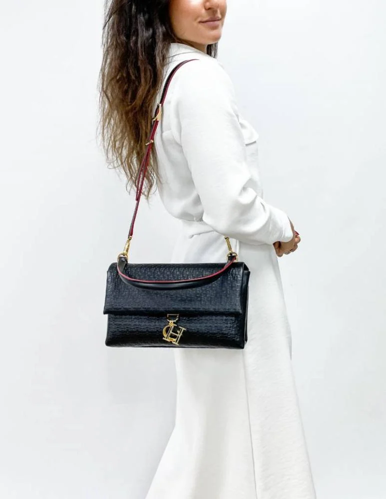 Marbella Italian Leather Shoulder Bag